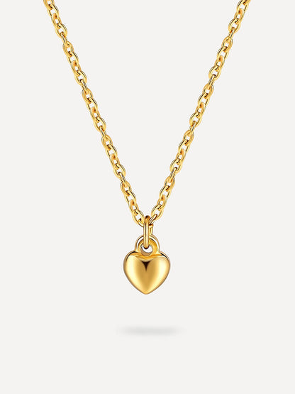 María Lorea™ | Collar con colgante de corazón de alivio