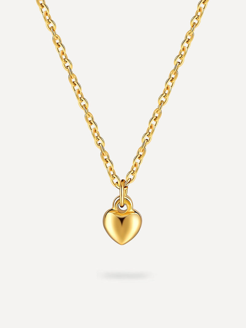 María Lorea™ | Collar con colgante de corazón de alivio