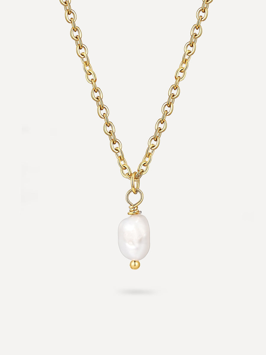 María Anisia™ | Collar Minimalista con Colgante de Perla