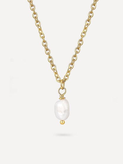 María Anisia™ | Collar Minimalista con Colgante de Perla