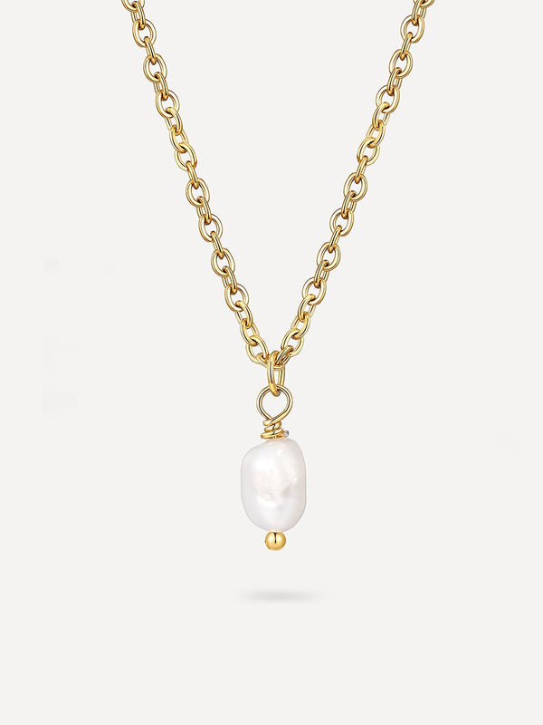 Salomé Nunila™ | Collar Minimalista con Colgante de Perla