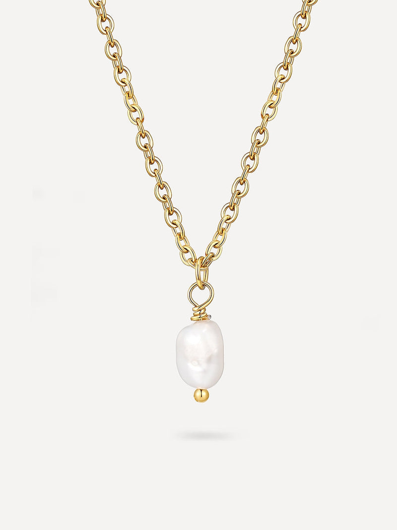 María Anisia™ | Collar Minimalista con Colgante de Perla
