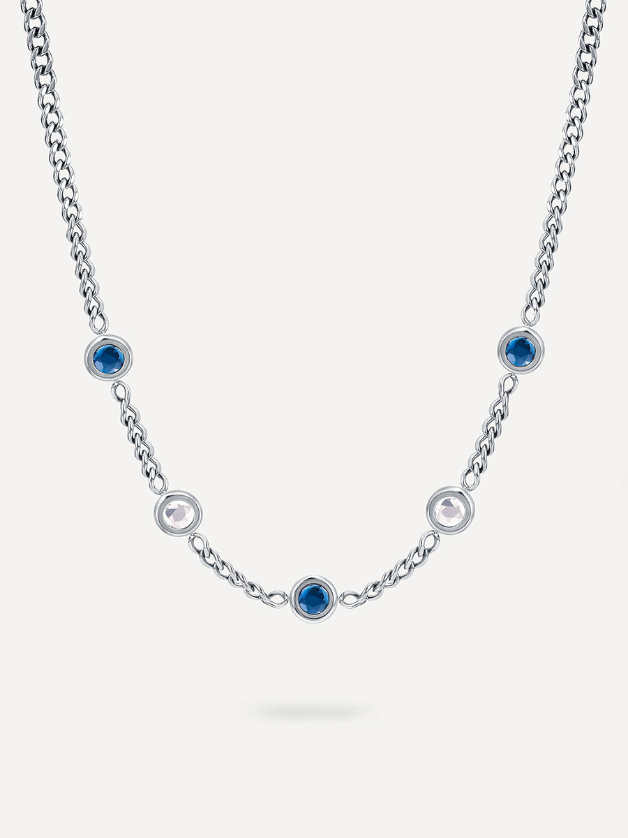 María Emma™ | Collar Dueto - Mar y Cielo