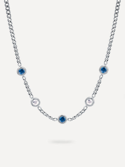 María Emma™ | Collar Dueto - Mar y Cielo