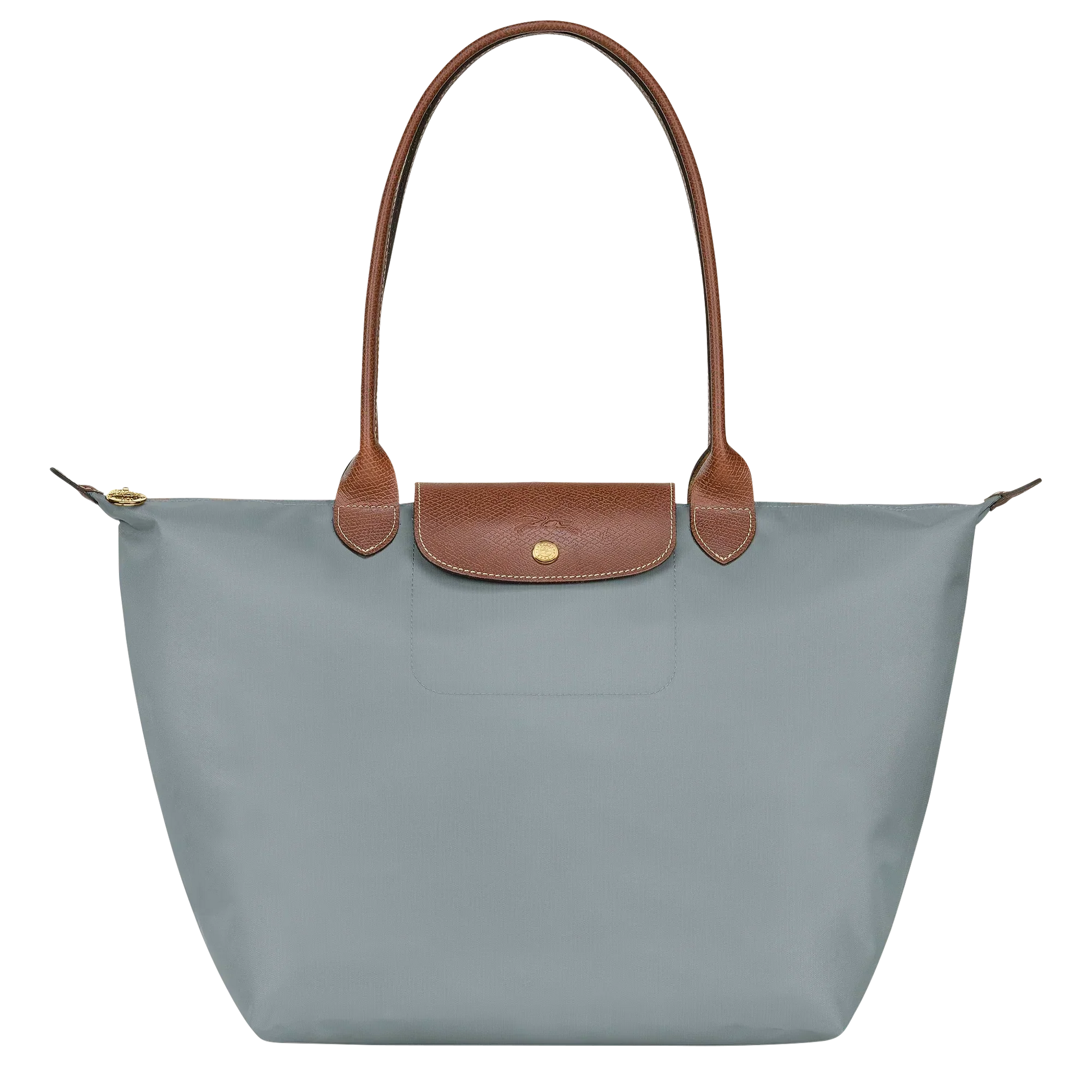 Longchamp - Bolso Grande Le Pliage Acero