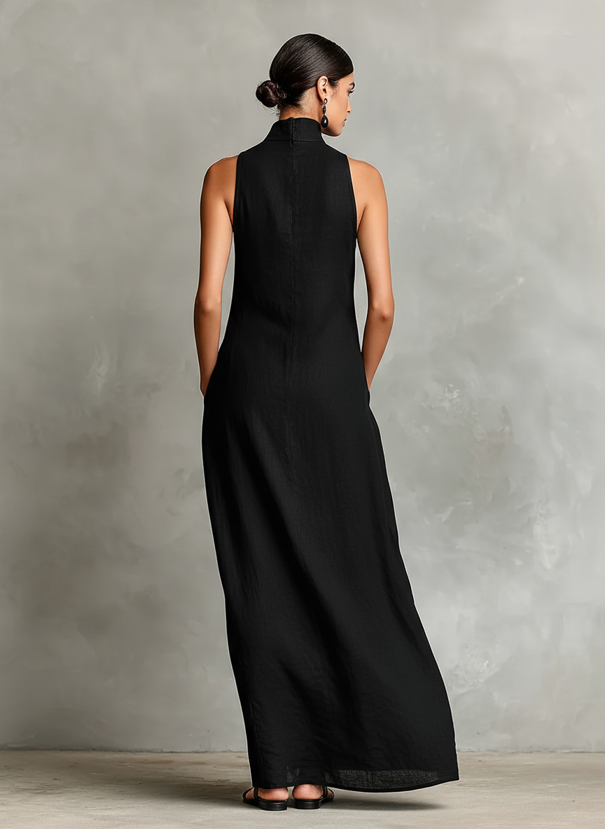 Iria™ | Vestido largo minimalista sin mangas