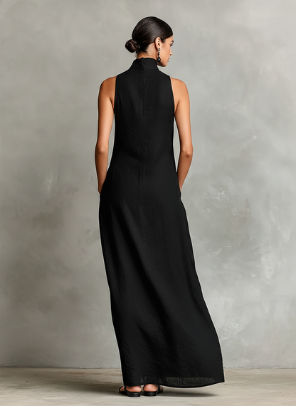 Iria™ | Vestido largo minimalista sin mangas
