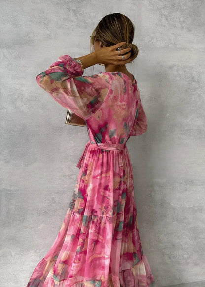 Lía™ | Vestido Cruzado con Diseño Floral
