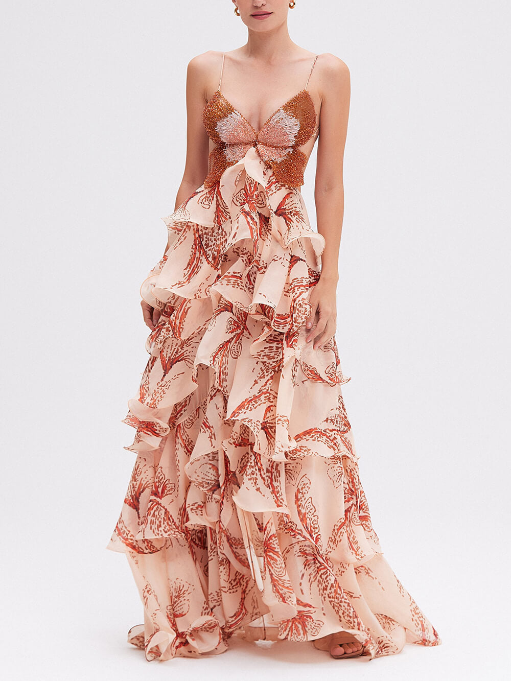 Calma™ | Vestido Maxi Papillon Exclusivo