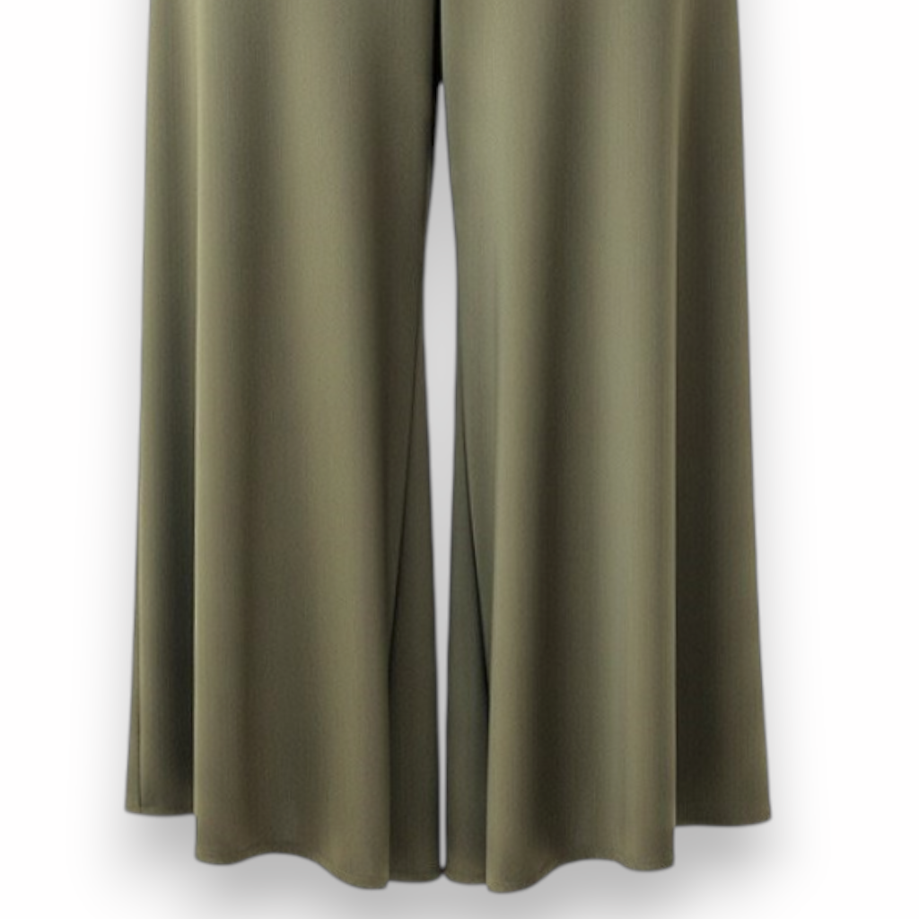 Mariana™ | Jupe-Culotte Fluide Vert Militaire