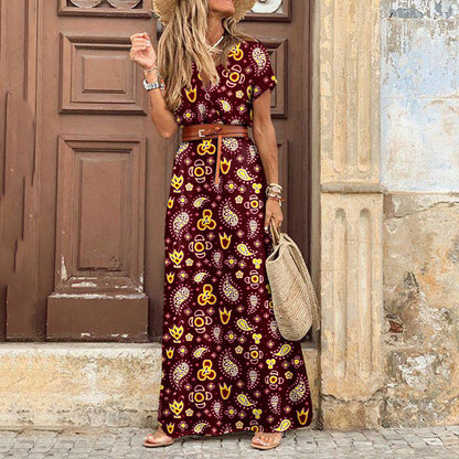 Cléophée™ | Vestido maxi bohemio elegante