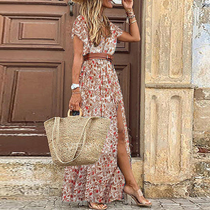 Cléophée™ | Vestido maxi bohemio elegante