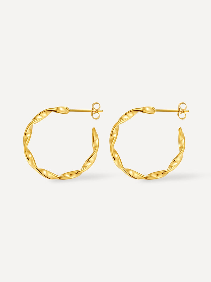 María Bonanza™ | Pendientes de Aros Torcidos