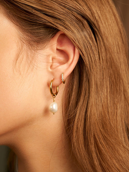 María Dulzura™ | Pendientes Contemporary Pearl