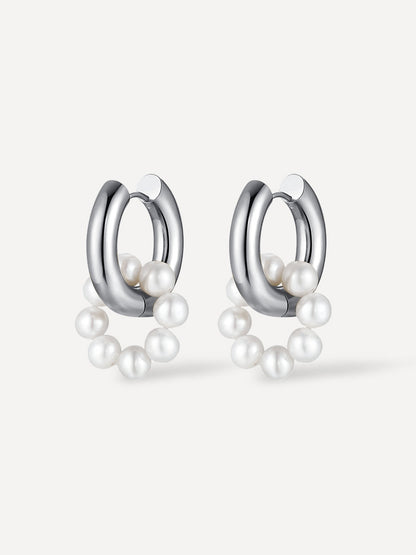 María Yasmin™ | Aros con Perlas