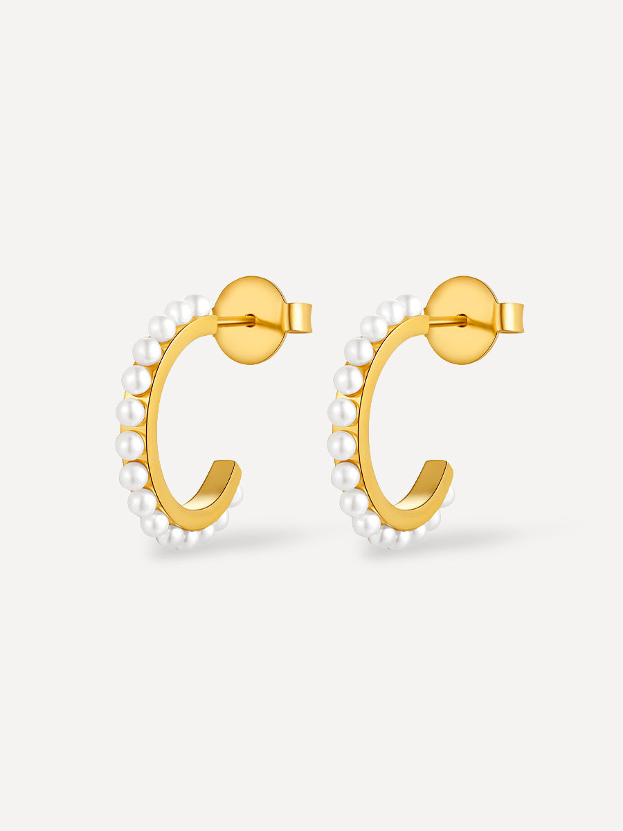 María Anhelo™ | Pendientes Small Calm Pearl