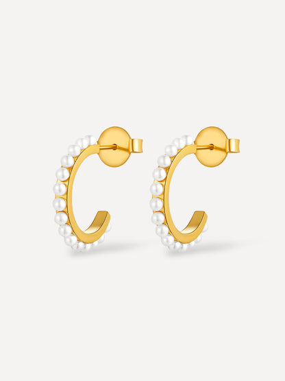 María Anhelo™ | Pendientes Small Calm Pearl