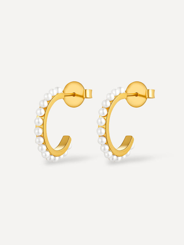 Saga Camille™ | Pendientes Small Calm Pearl