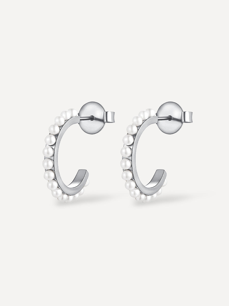 María Anhelo™ | Pendientes Small Calm Pearl