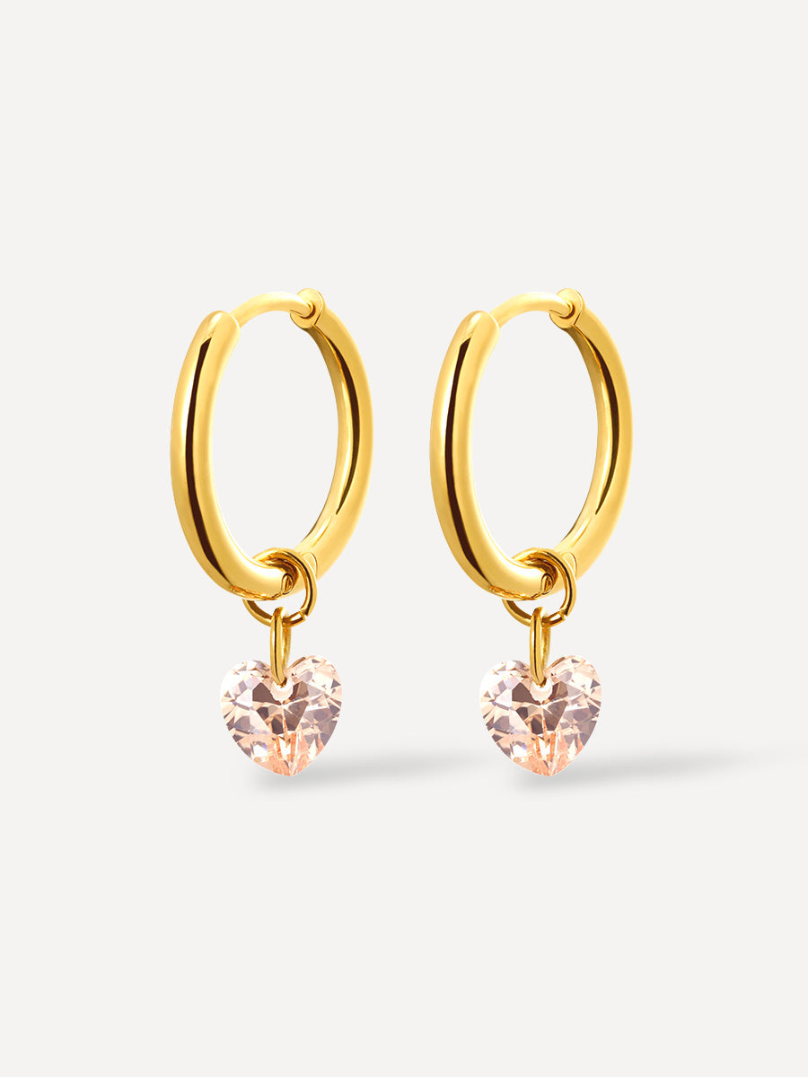 María Amor™ | Pendientes Corazón Delicado