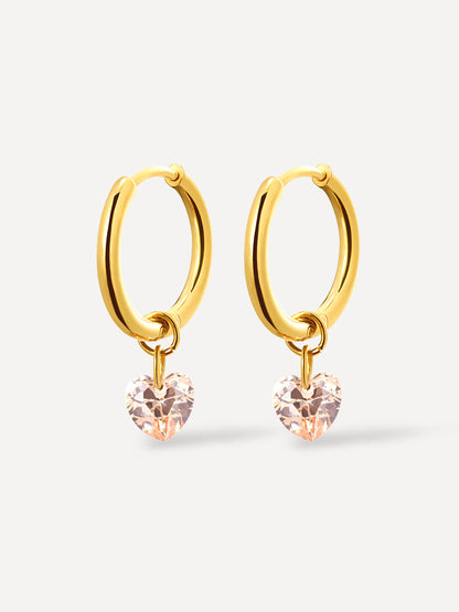 María Amor™ | Pendientes Corazón Delicado