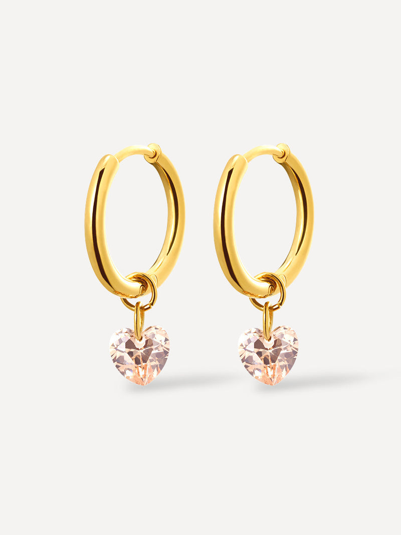 María Amor™ | Pendientes Corazón Delicado