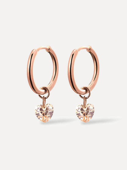 María Amor™ | Pendientes Corazón Delicado