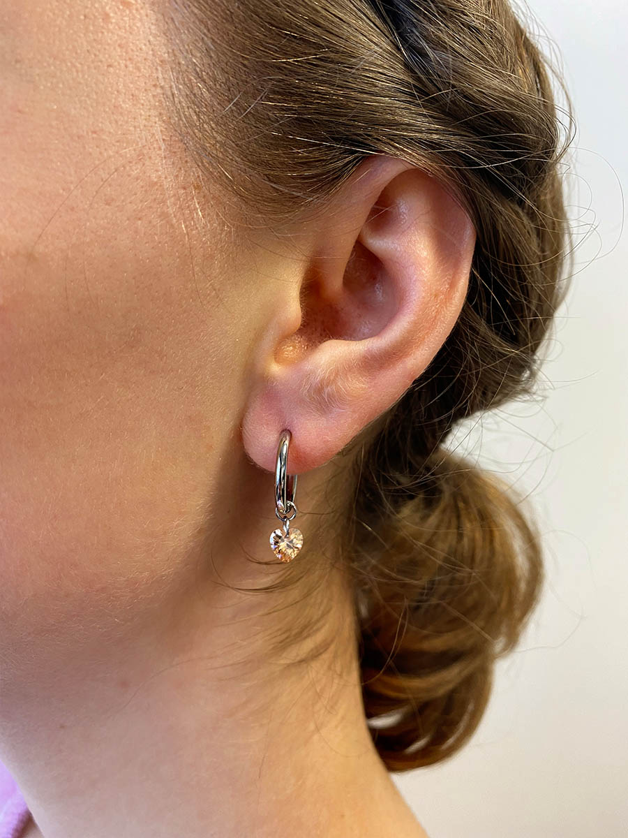 María Amor™ | Pendientes Corazón Delicado