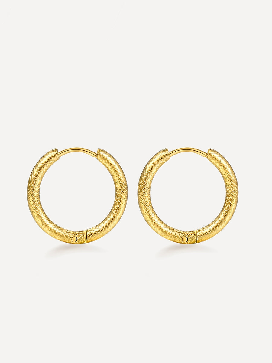 María Valeria™ | Aretes de Piel de Serpiente