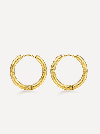 María Valeria™ | Aretes de Piel de Serpiente