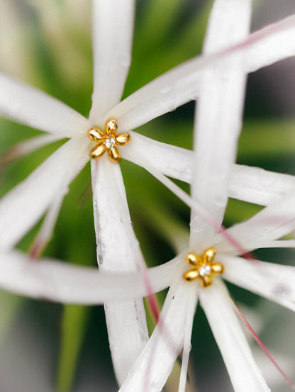 María Tamara™ | Pendientes de Flor Elegante