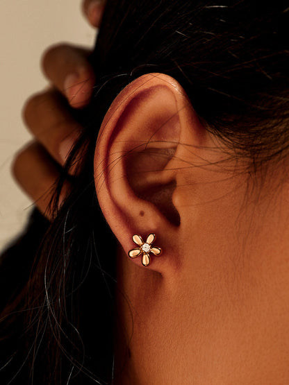 María Tamara™ | Pendientes de Flor Elegante
