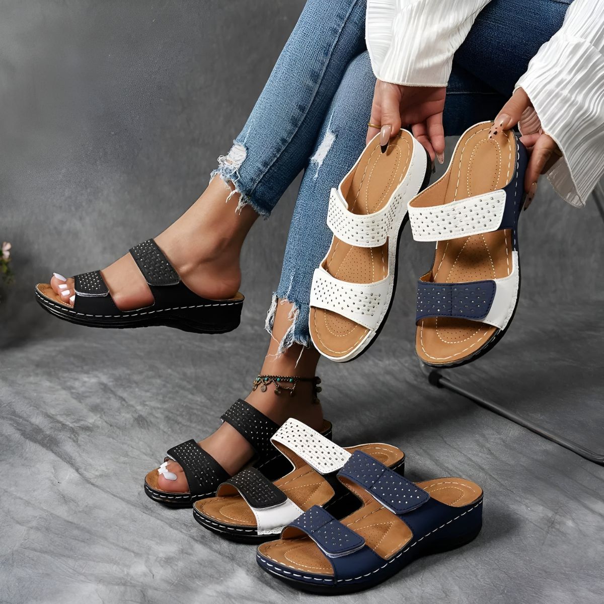 María Itsaso™ | Sandalias Ortopédicas Elegantes