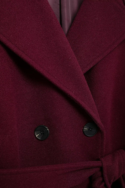Anaëlle™ | Abrigo burdeos elegante