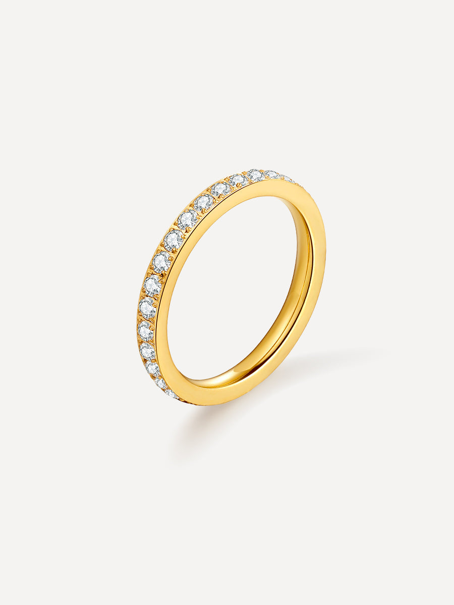 María Denia™ | Anillo Radiante de Brillo Claro