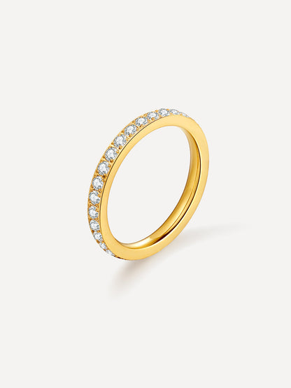 María Denia™ | Anillo Radiante de Brillo Claro