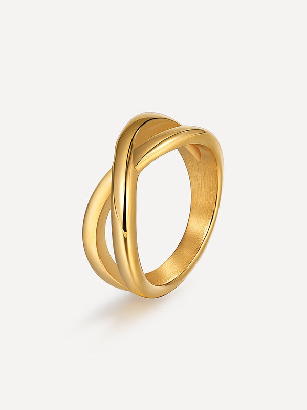Lysandra Aroha™ | Anillo Cruzado Camino