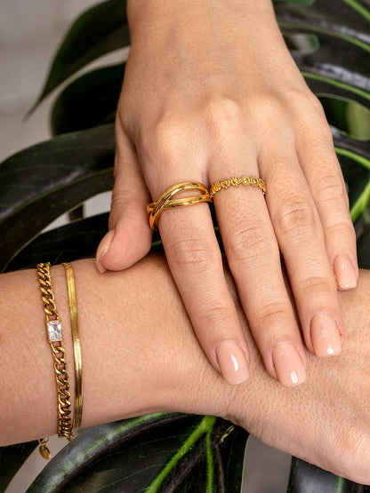 María Menta™ | Anillo Cruzado Camino