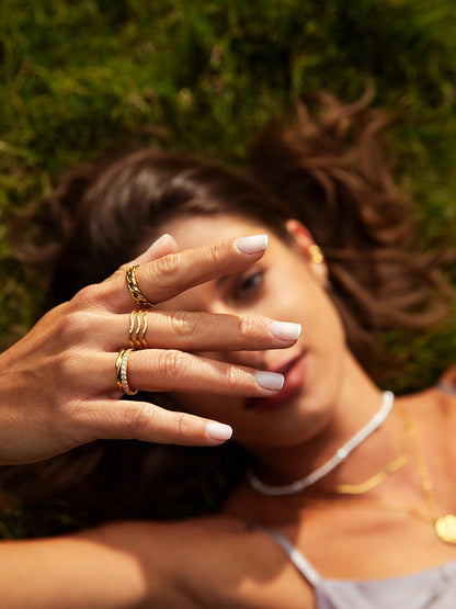 María Romero™ | Anillo de Onda Feliz