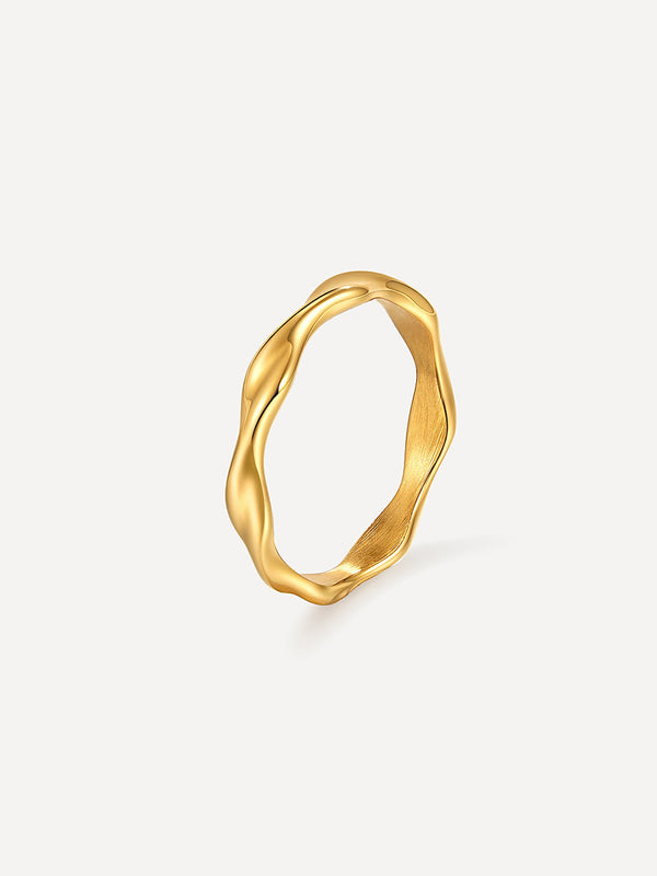 Wenceslada™ | Anillo de Diseño Curvo Moderno