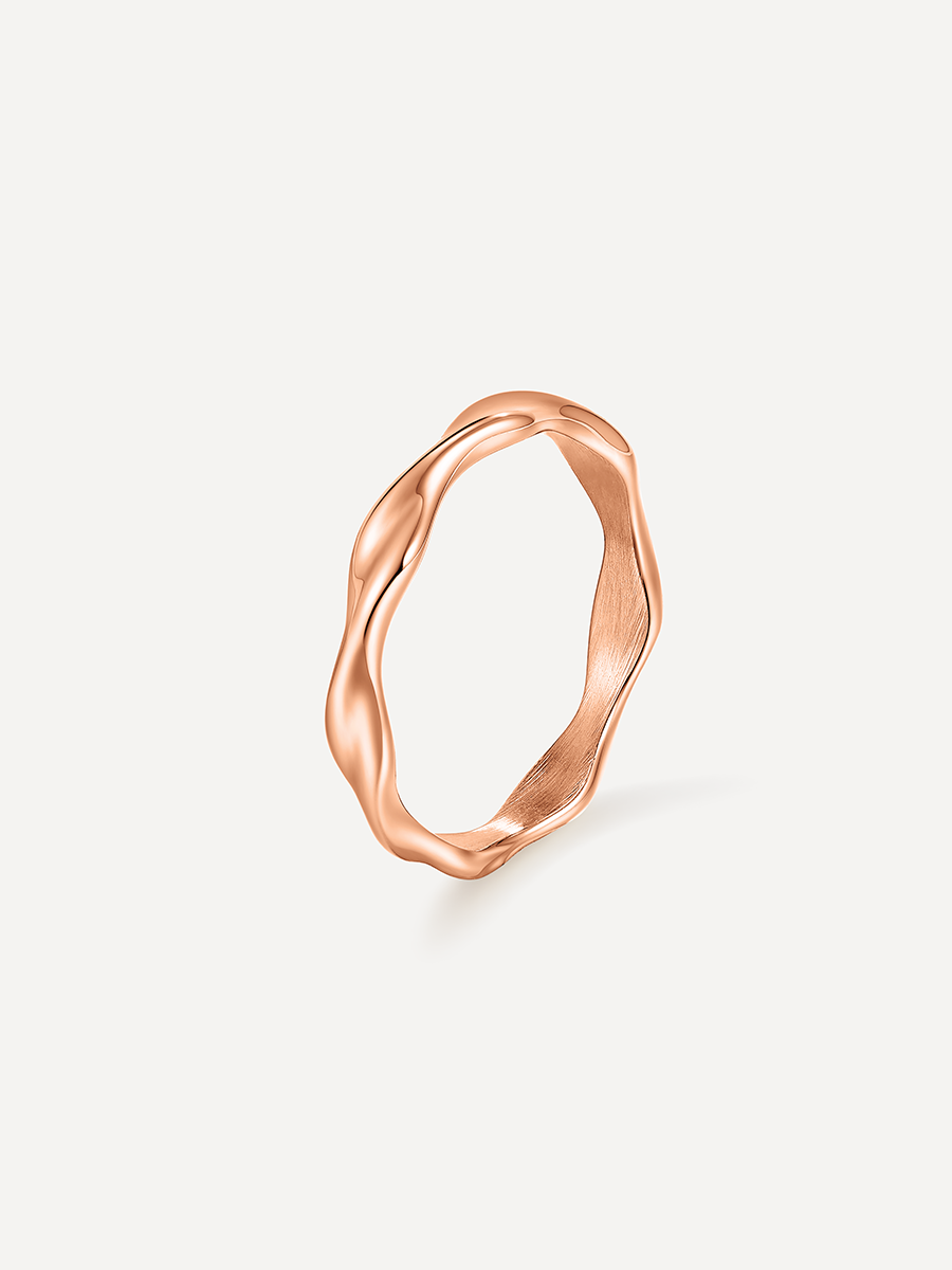 María Tulipa™ | Anillo de Diseño Curvo Moderno