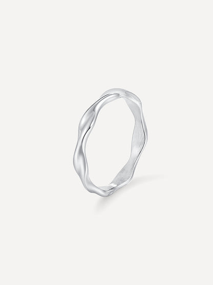 María Tulipa™ | Anillo de Diseño Curvo Moderno
