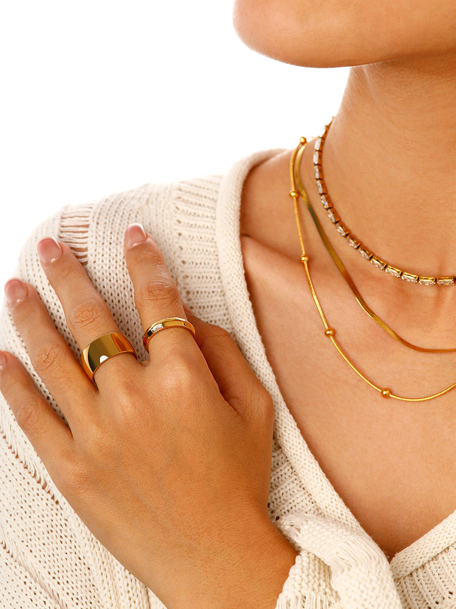 María Canela™ | Anillo de Diseño Minimalista