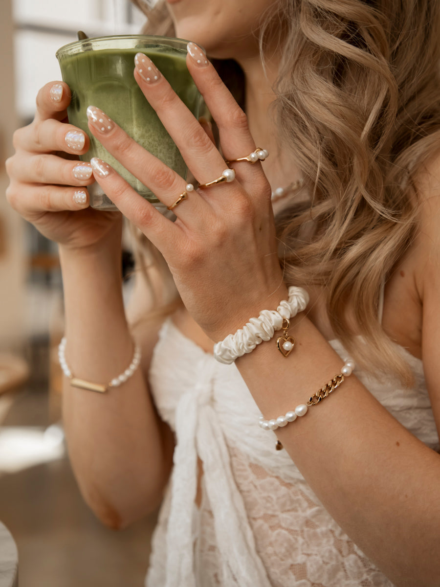 María Lealtad™ | Anillo de Perla Elegante