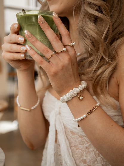 María Lealtad™ | Anillo de Perla Elegante