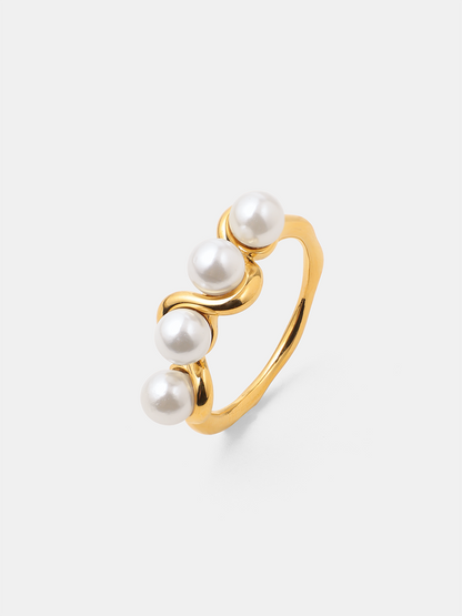 María Lealtad™ | Anillo de Perla Elegante