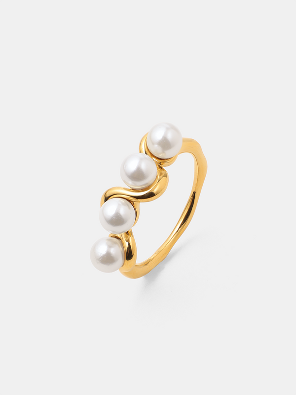 Yvette Susana™ | Anillo de Perla Elegante