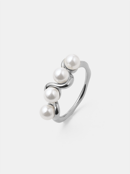 María Lealtad™ | Anillo de Perla Elegante