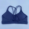 navy blue sports bra