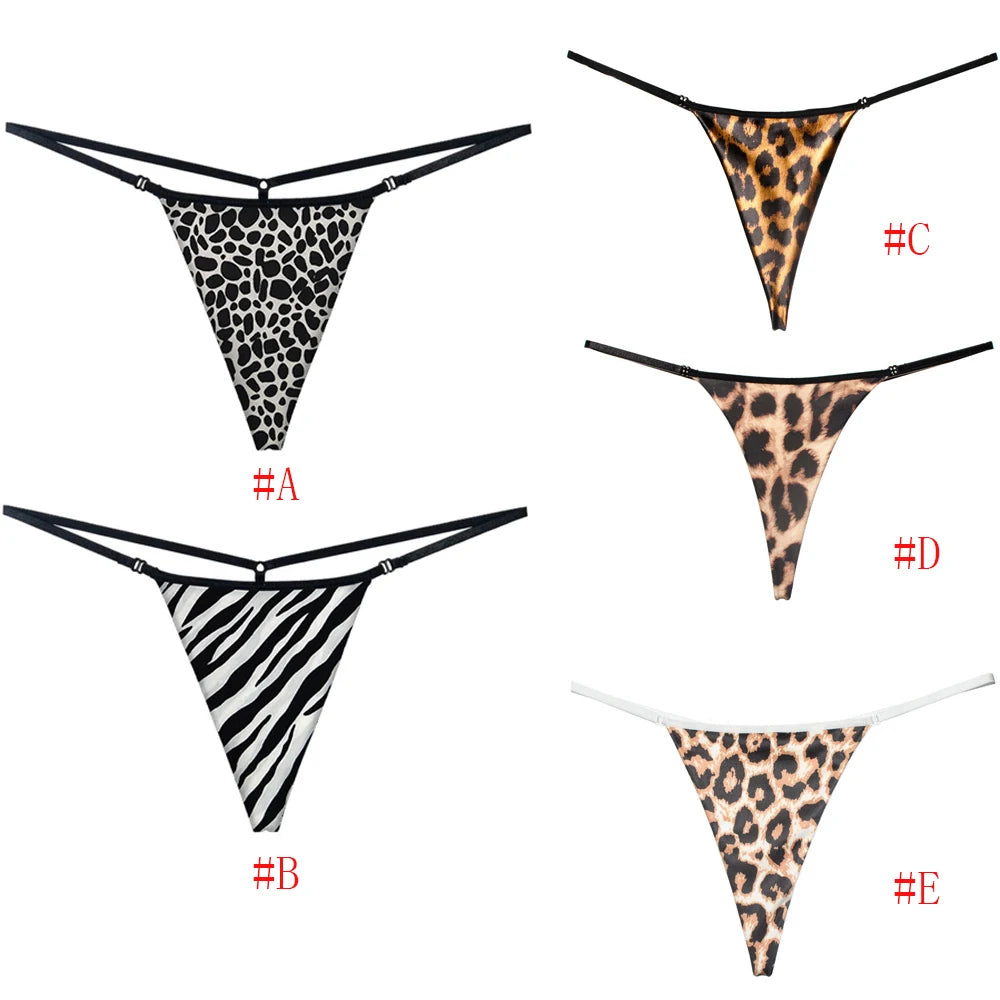 Faustine™ | Tanga de leopardo de talle bajo